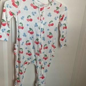 Angel dear cherry onesie NWT